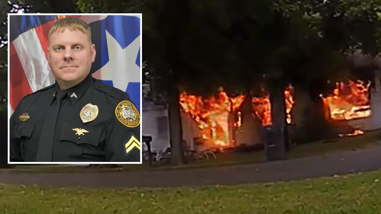 Cop runs into explosive house fire to rescue disabled woman, bodycam video shows