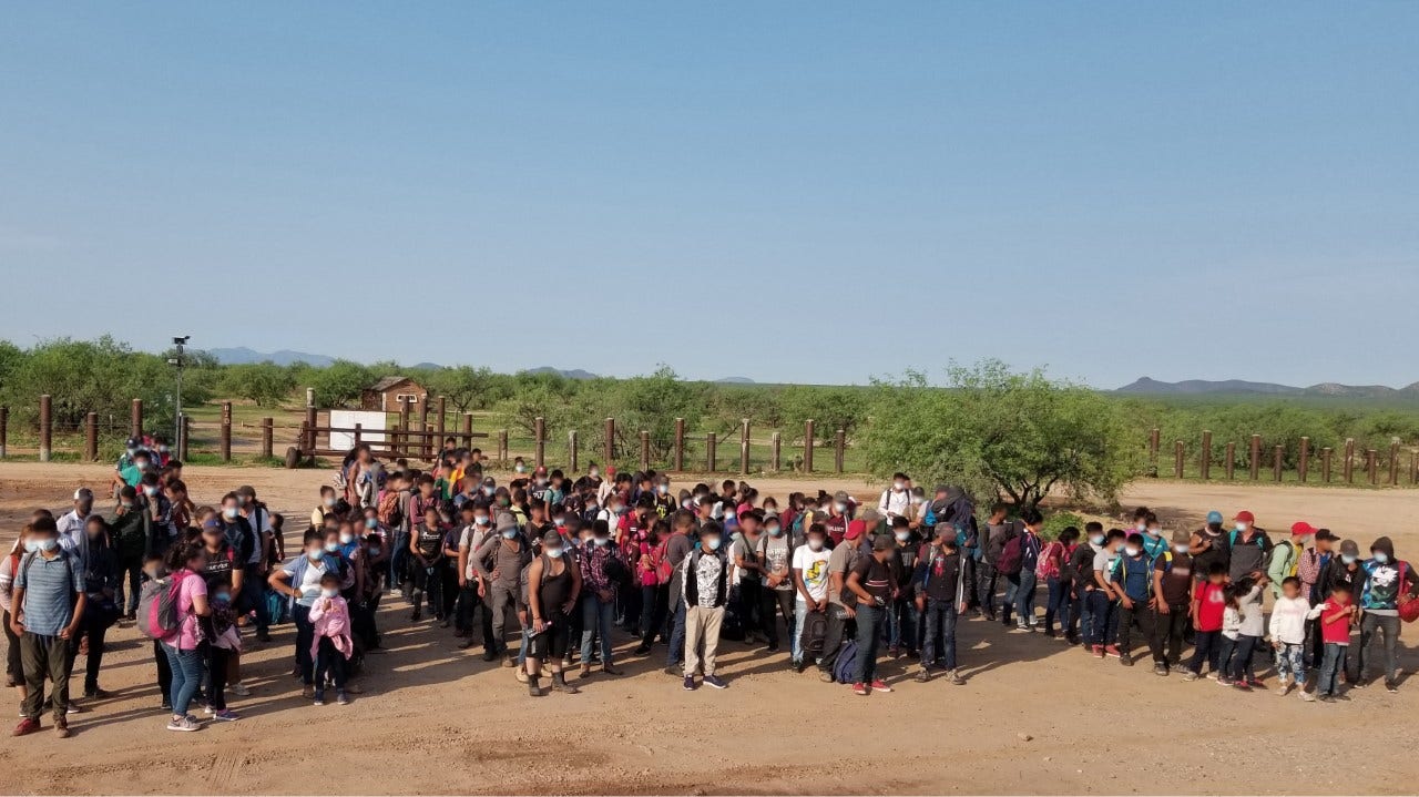 Border Patrol agents apprehend nearly 200 migrants at the border, more than half unaccompanied children - Fox News