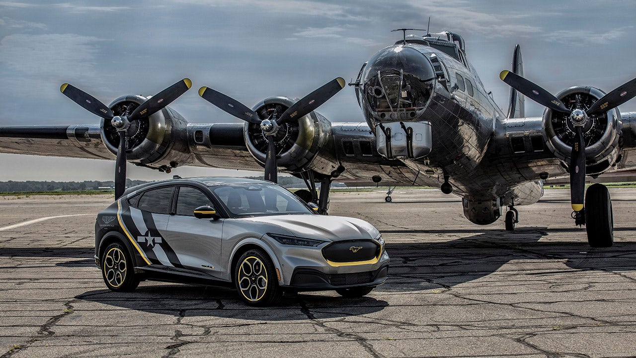 Ford salutes WWII Women Airforce Service Pilots with custom Mustang Mach-E at Oshkosh air show