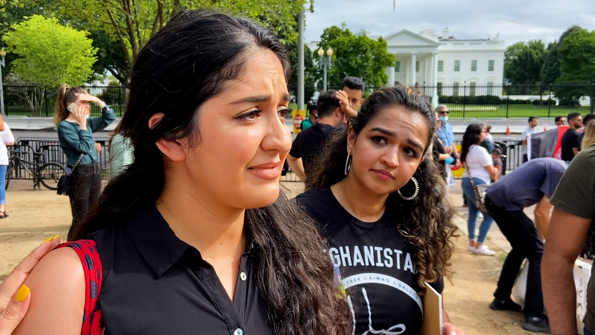 Afghan Americans rally outside White House, blame Biden for debacle