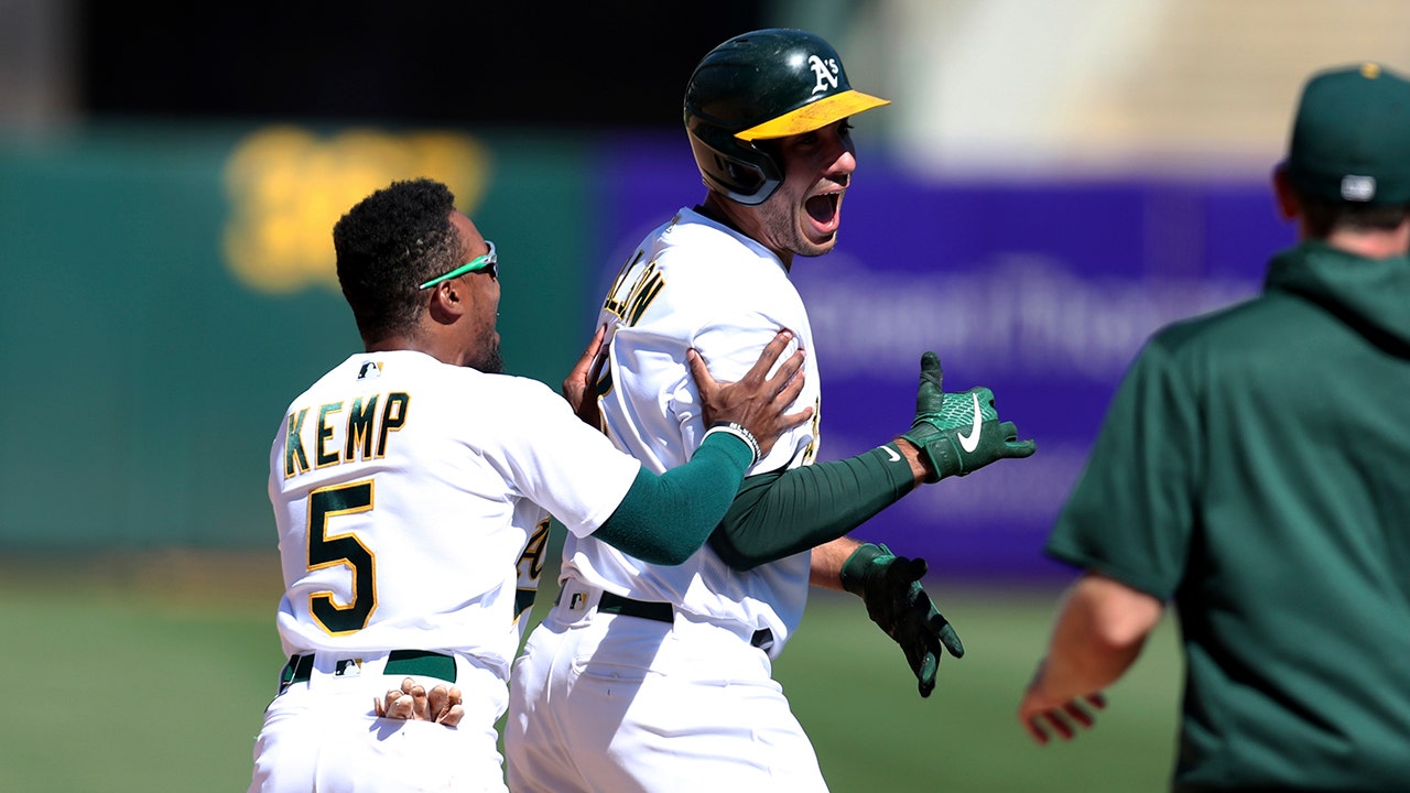 Matt Olson homers twice as A's win series finale against Royals