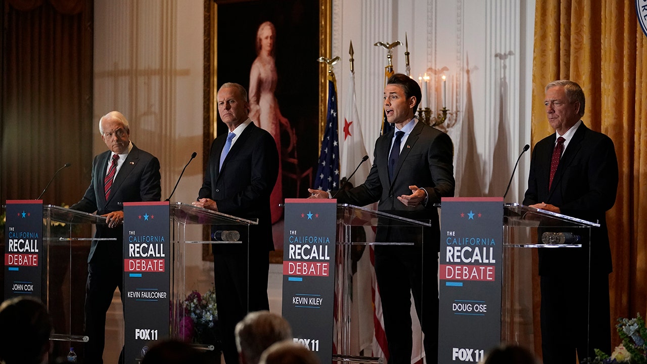 California recall candidates slam Newsom, take shots at each other in first debate