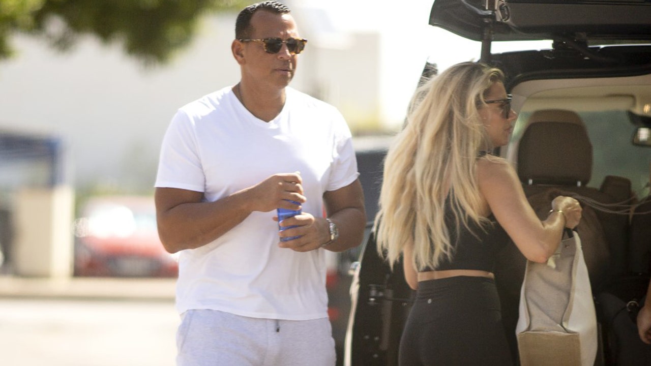 Alex Rodriguez spotted getting off private jet with friend Melanie