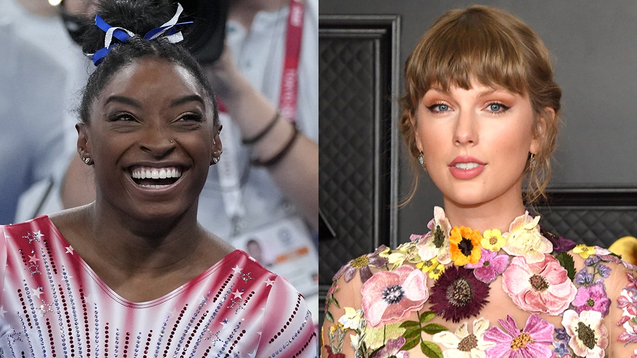 Taylor Swift and Olympian Simone Biles exchange messages of support on Twitter