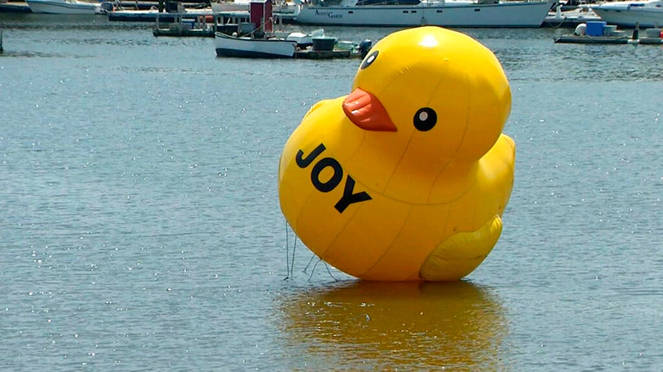 Huge rubber duck appears in Maine harbor, amuses residents: ‘It’s wonderful’
