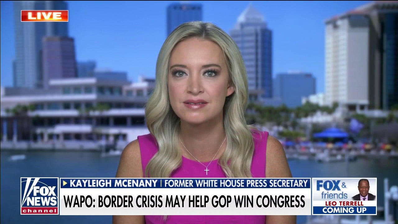 McEnany: Even liberal WaPo knows border crisis is 'politically toxic' for Dems in 2022