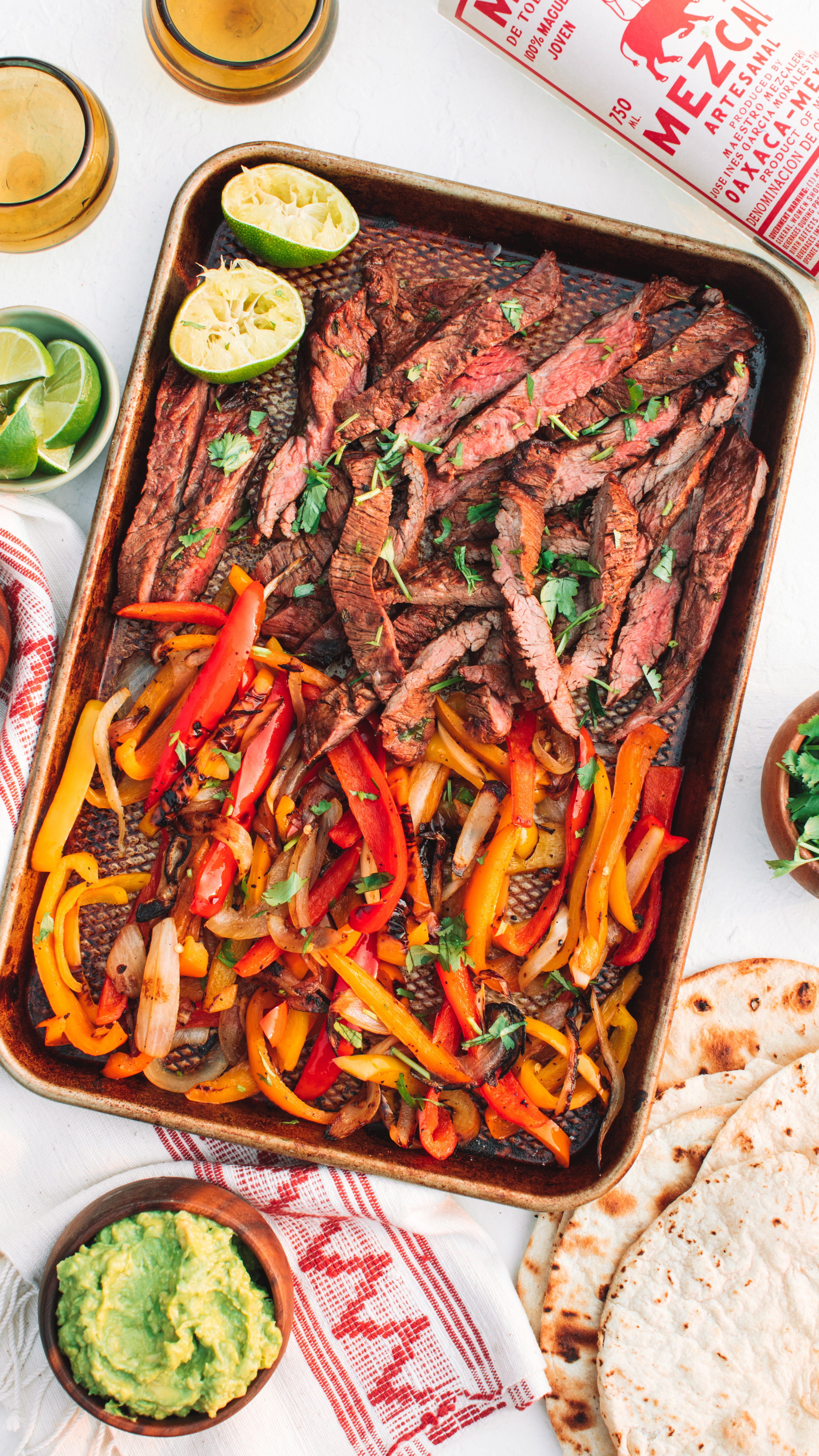 These Chipotle Mezcal steak fajitas are a late-summer hit: Try the recipe