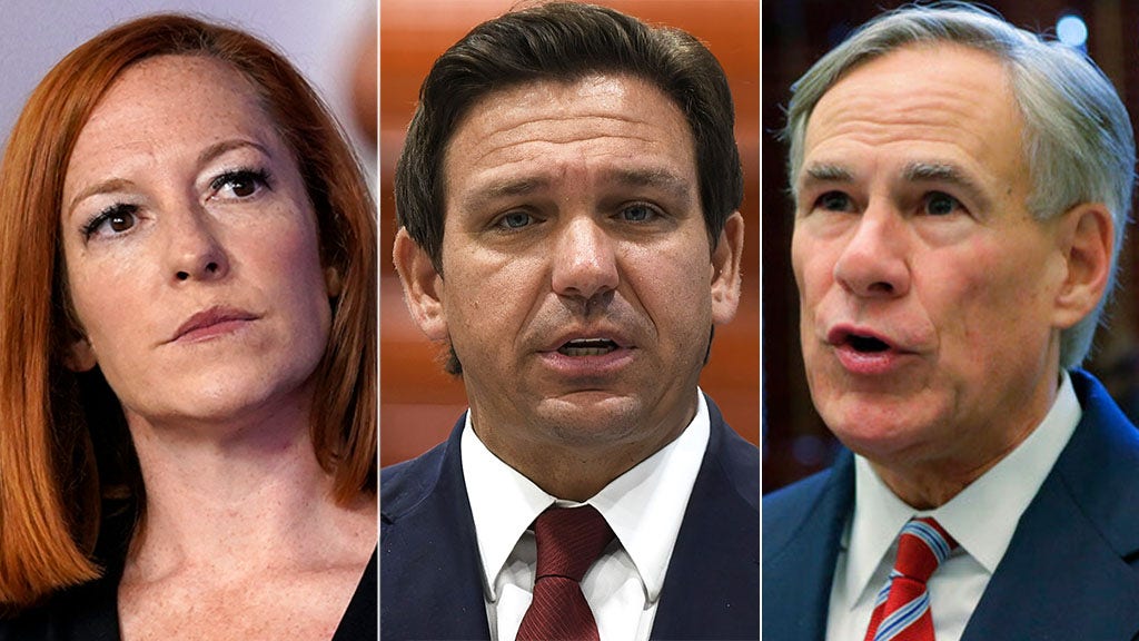 Psaki: Abbott and DeSantis' politically-motivated vaccine mandate policies will kill people