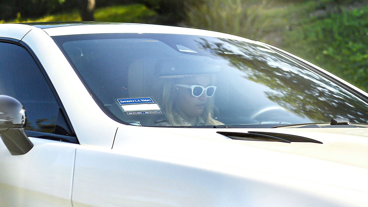 Britney Spears spotted behind the wheel after her father reveals plans to step down as her conservator