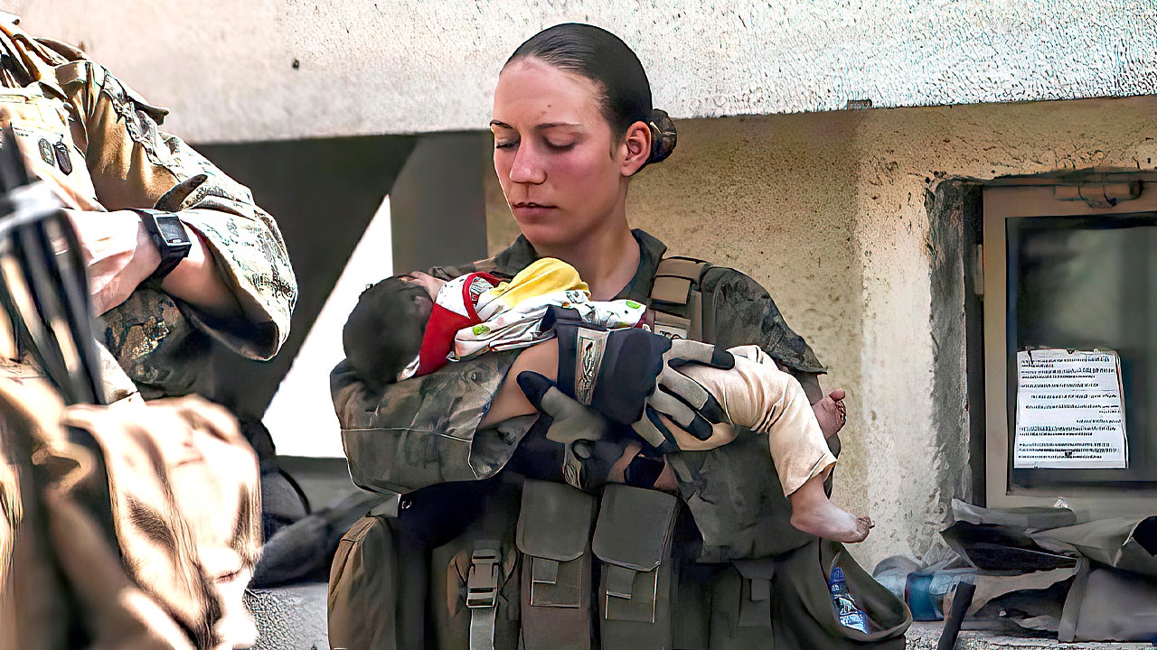 HEROES OF KABUL: Sgt. Nicole Gee worked relentlessly to evacuate as many Afghan women and children as possible