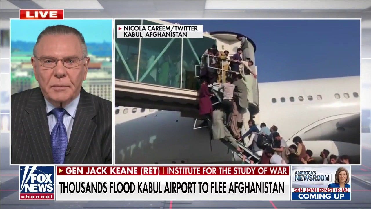 Gen. Keane: Stubborn Biden 'truly owns' Taliban takeover of Afghanistan ...