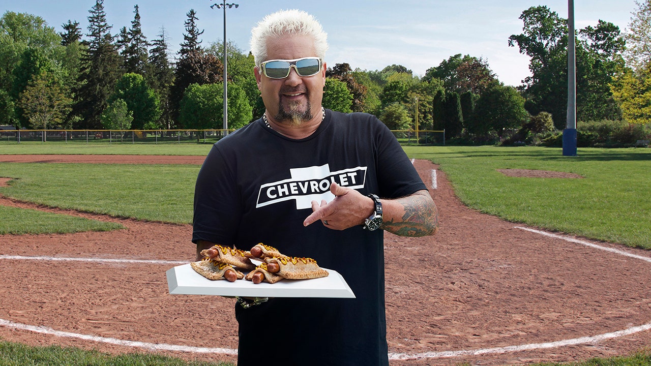 Guy Fieri invents Apple Pie Hot Dog with Chevrolet for MLB's Field of Dreams game
