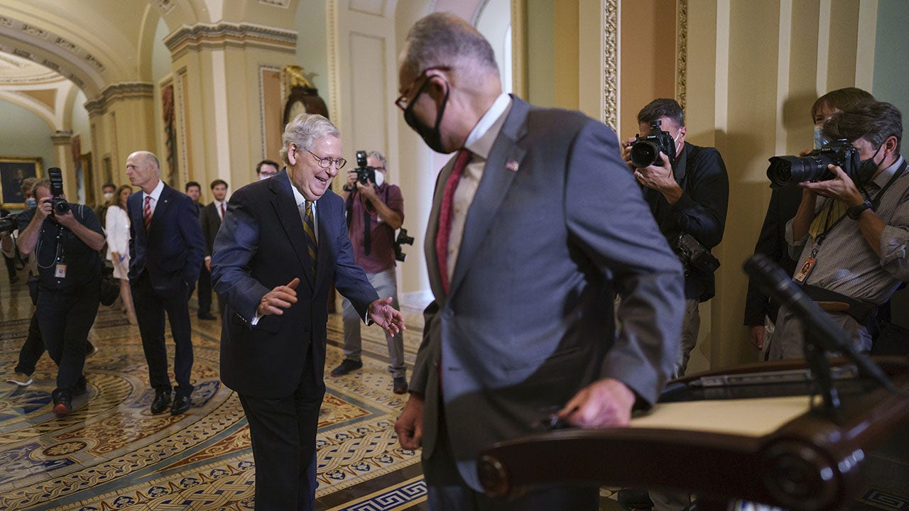 Schumer beats McConnell in Capitol footrace to the TV cameras