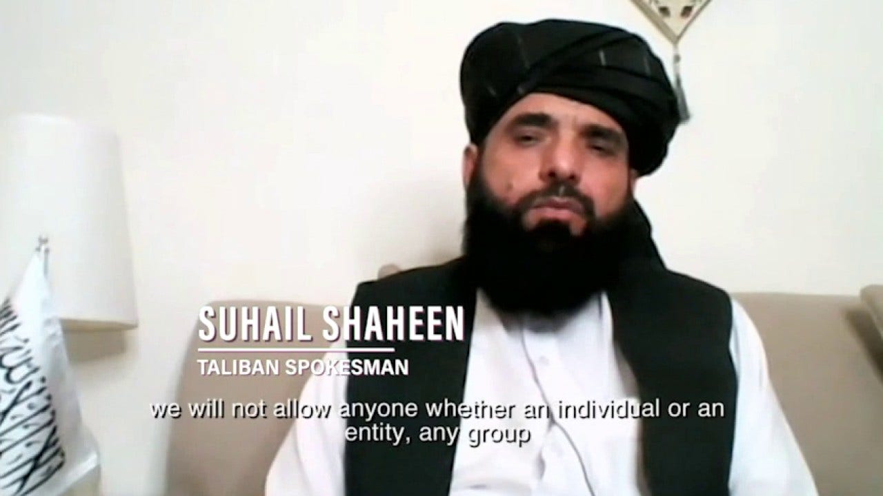 Taliban spokesman refuses to explicitly denounce Al Qaeda in Lara Logan exclusive