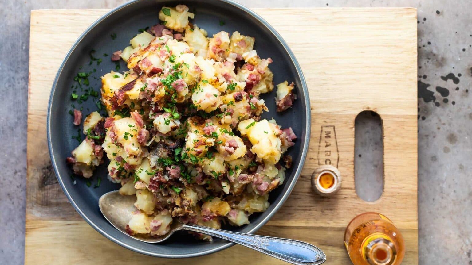 Hearty corned beef hash recipe for National Corned Beef Hash Day