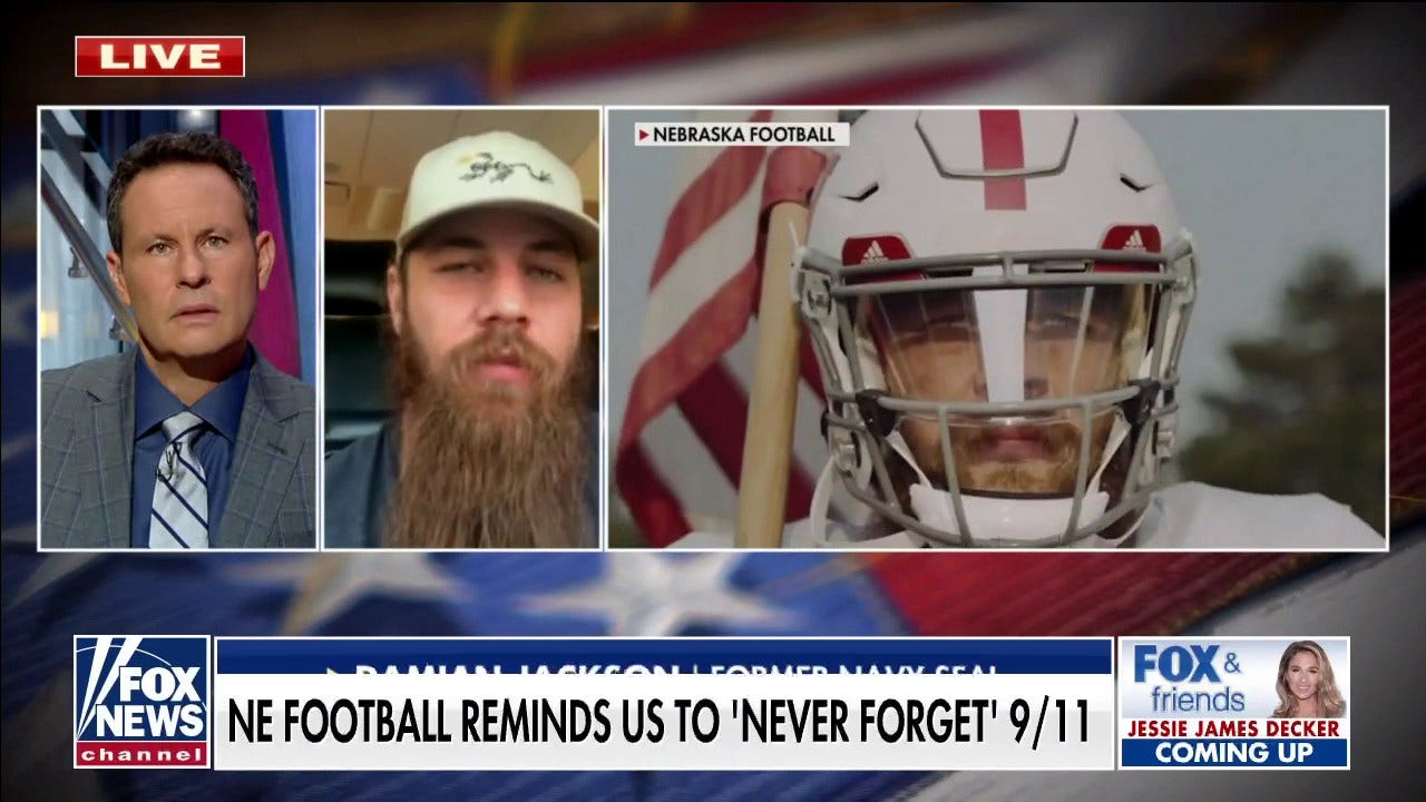 Former Navy SEAL walk-on linebacker on 'emotional' Nebraska football 9/11 tribute