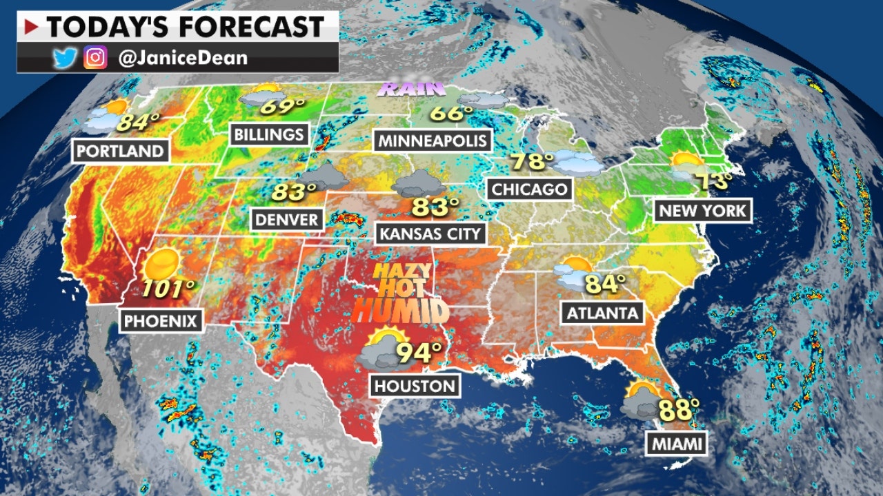 Northeast, Mid-Atlantic see calmer weather; potential flooding in Central US, Midwest