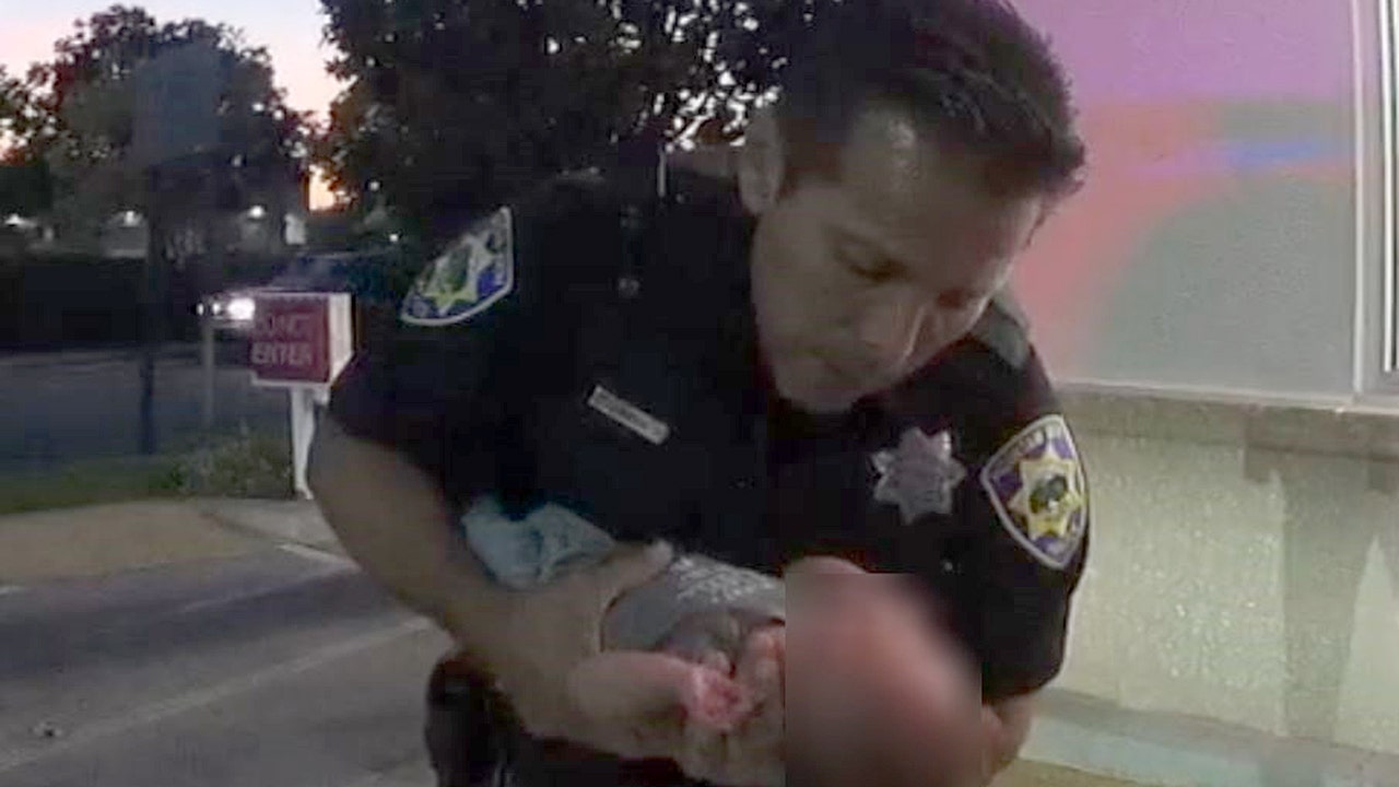 California officer springs into action to save baby at In-N-Out Burger