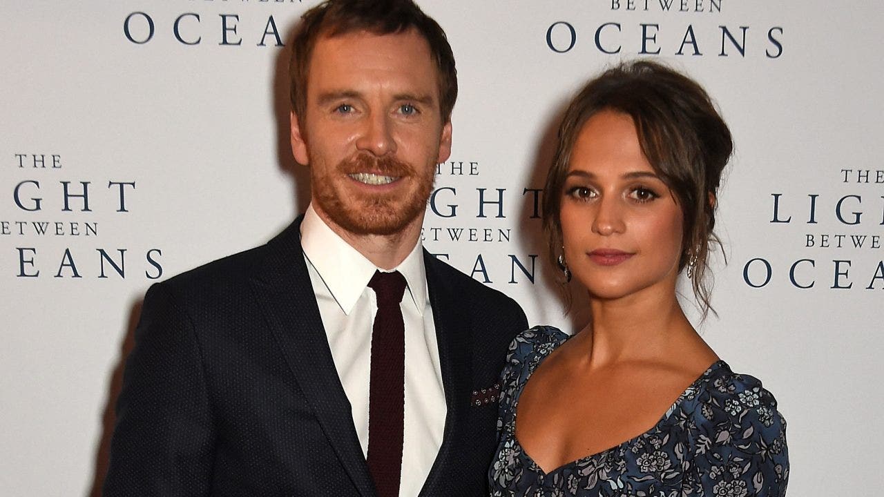 Alicia Vikander and Michael Fassbender work at different times