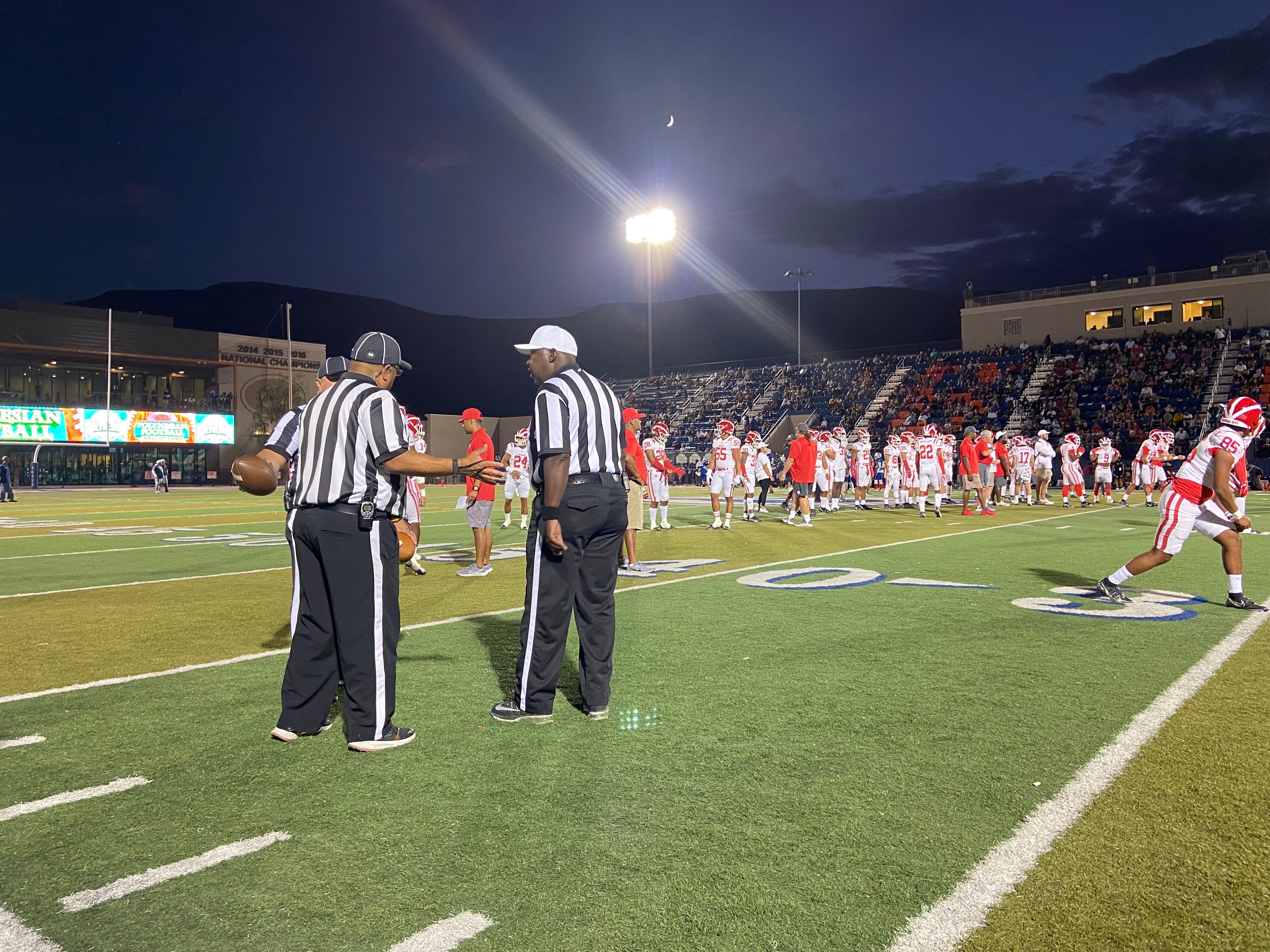 Some varsity football games moved off Friday nights this season due to  referee shortages