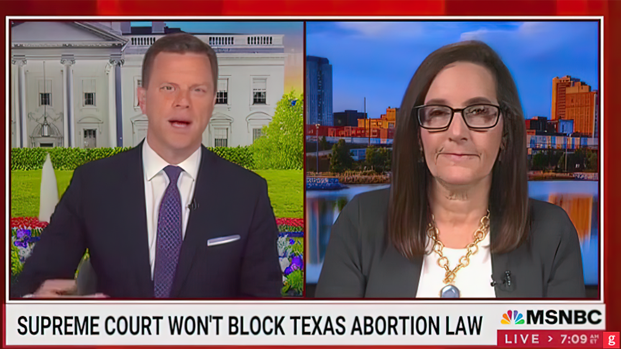 MSNBC analyst declares Texas abortion law unconstitutional since 'it ...