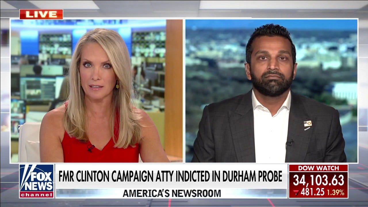 Kash Patel: Durham indictment of Clinton campaign lawyer points to ‘conspiracy’ on Trump-Russia claims