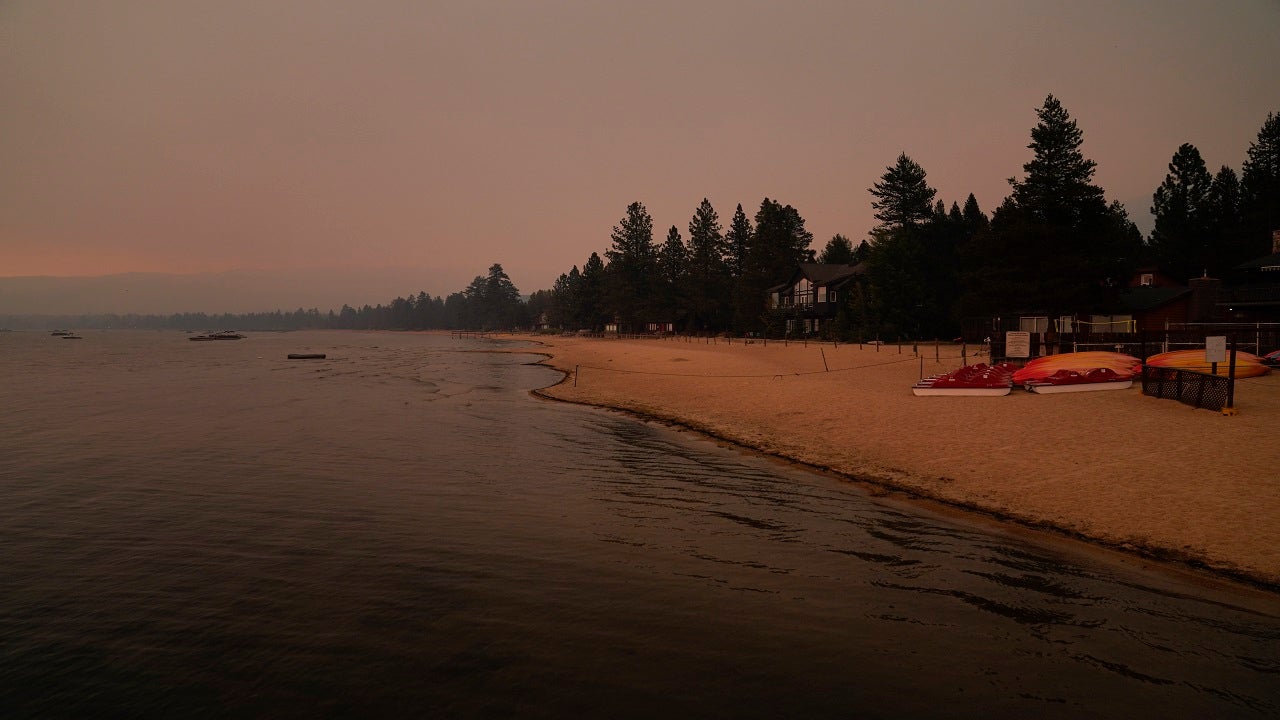 Lake Tahoe Wildfire Crews Stall Advance Of Caldor Blaze As 