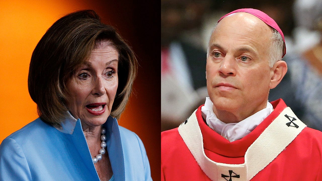 Timing of a ban on communion for Pelosi has ‘nothing to do’ with the leaked draft to the Supreme Court, says Archbishop