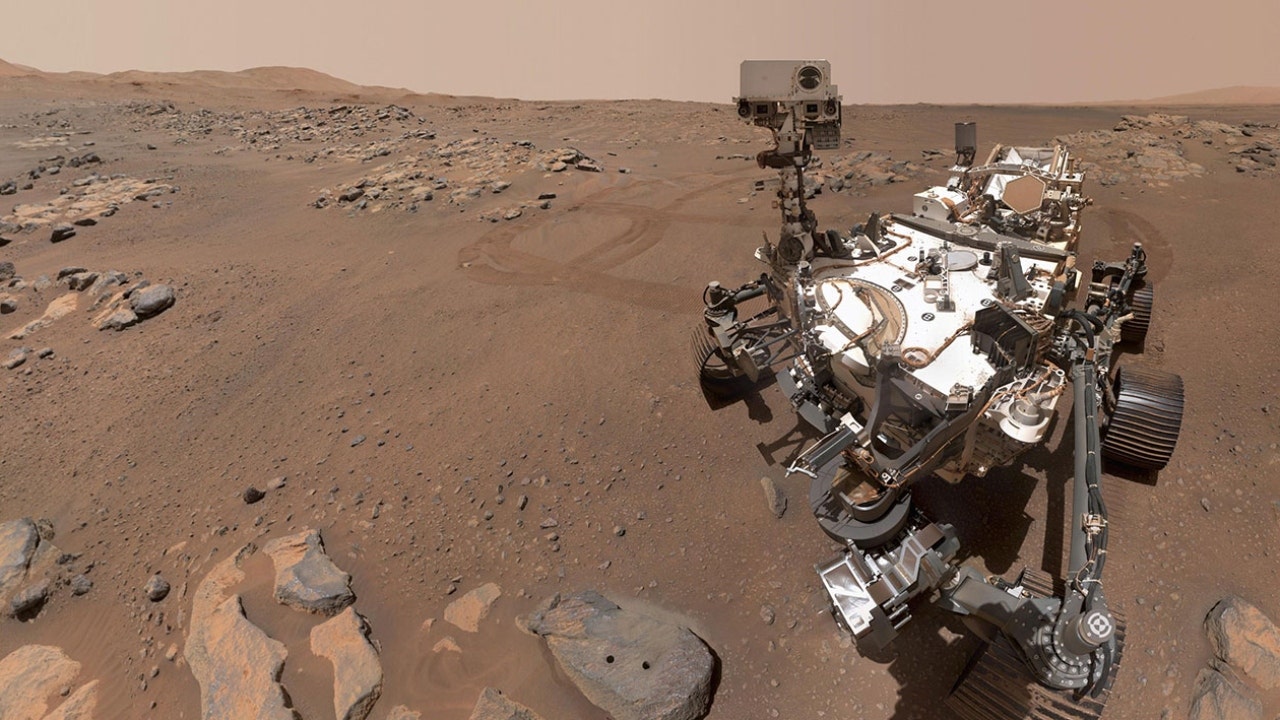 Mars images show Perseverance rover at work