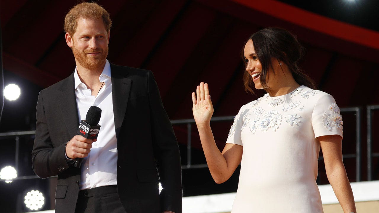 Meghan Markle, Príncipe Harry Defenda a Equidade da Vacina Durante o Global Citizen Live.