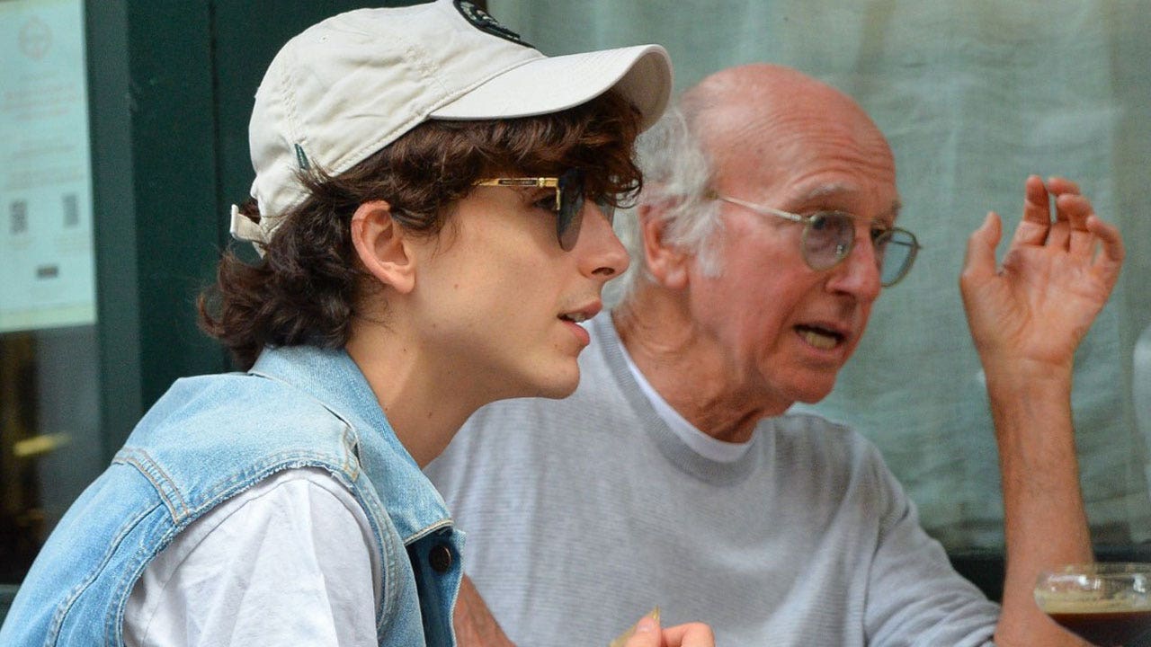 Larry David, Timothée Chalamet grab lunch in NYC after fashion week – and fans can't get enough: 'Iconic'