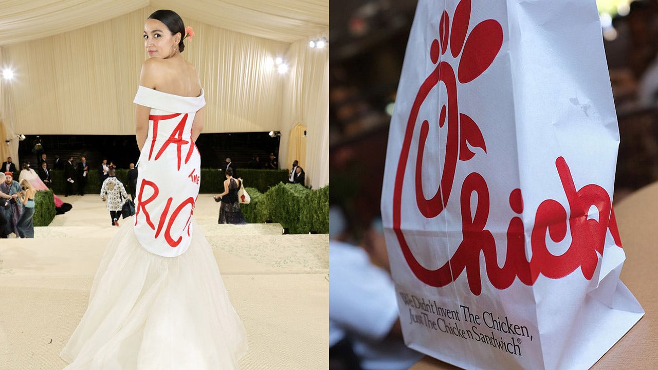 AOC's Met Gala dress sparks Chick-fil-A comparisons | Fox News