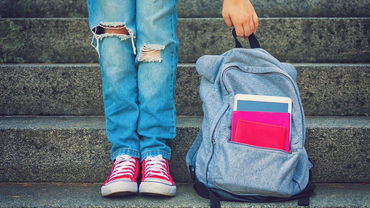 Initial backpacks for clearance school