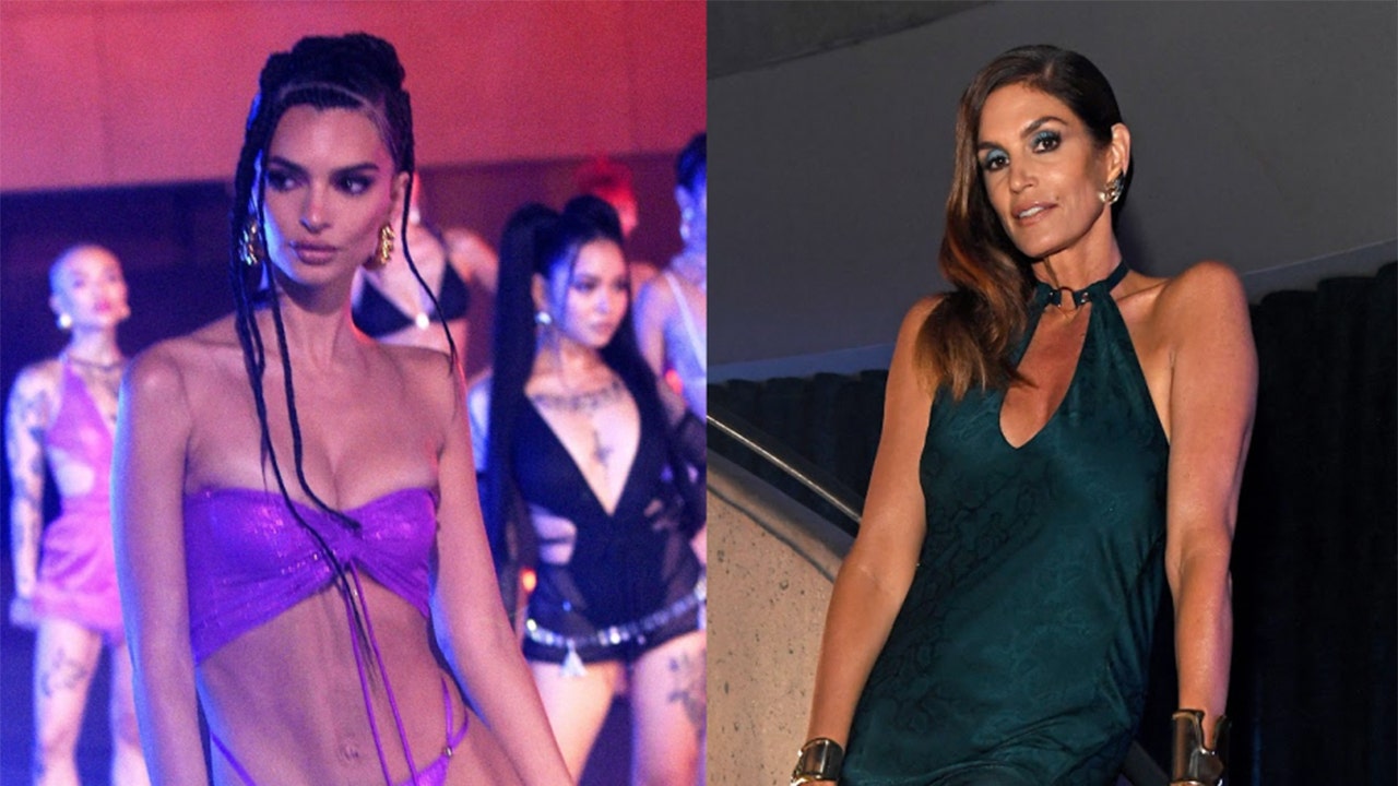 Emily Ratajkowski, Cindy Crawford, Vanessa Hudgens, and more stun in lingerie for Rihanna's Savage runway show