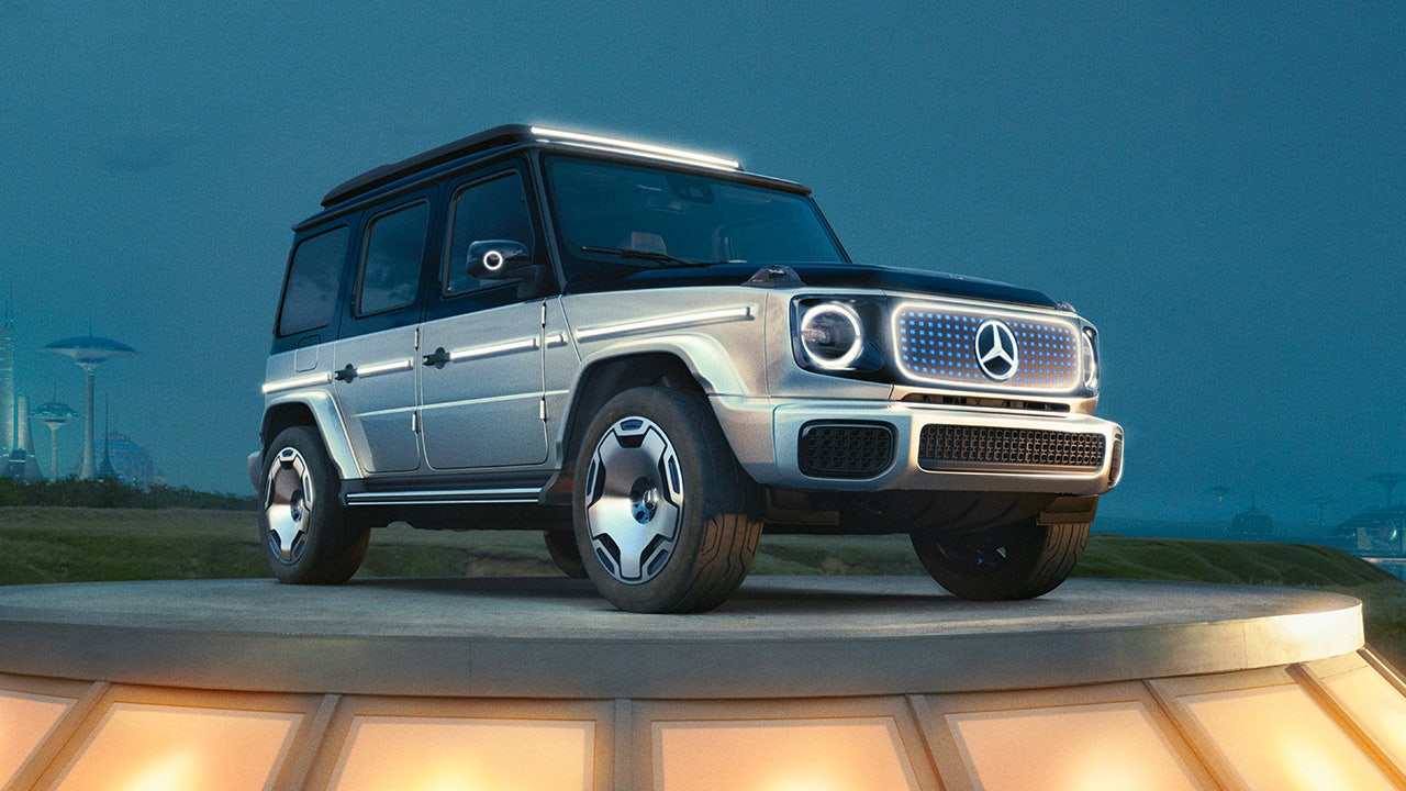 The Mercedes-Benz EQG is an electric old-school SUV