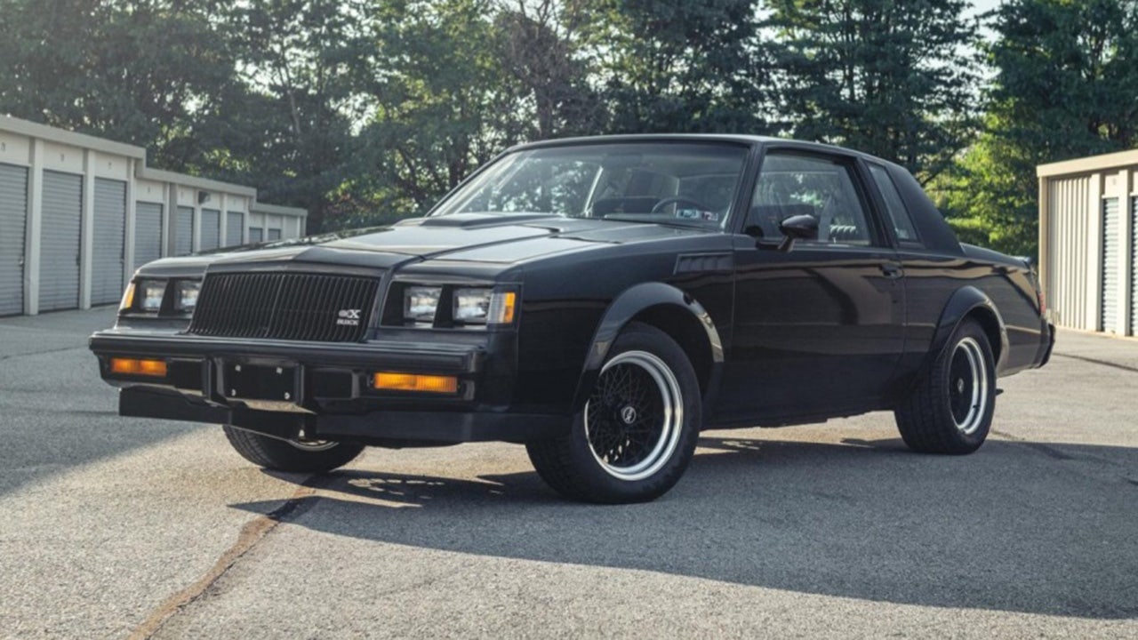 Rare 1987 Buick GNX muscle car auctioned for near-record $215,000