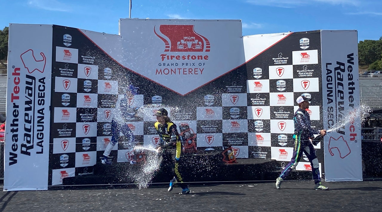Colton Herta surpasses his father with Monterey Indycar win
