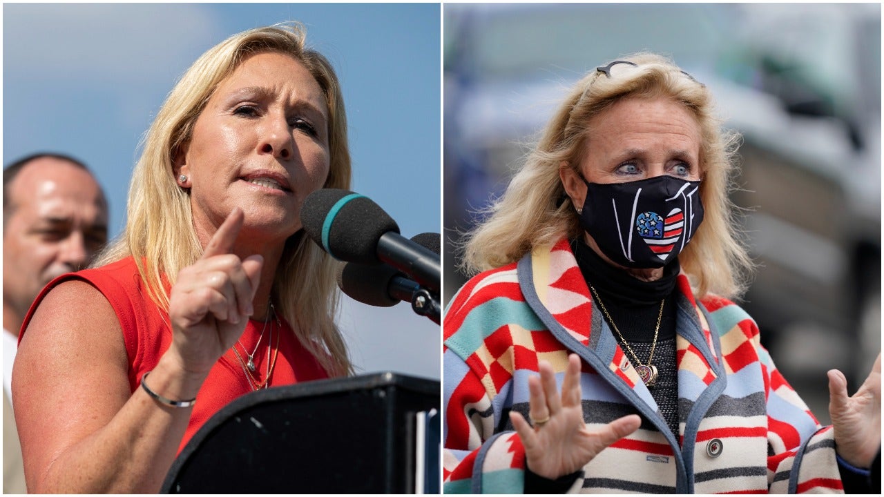 Reps. Greene, Dingell get into shouting match on Capitol steps over abortion bill