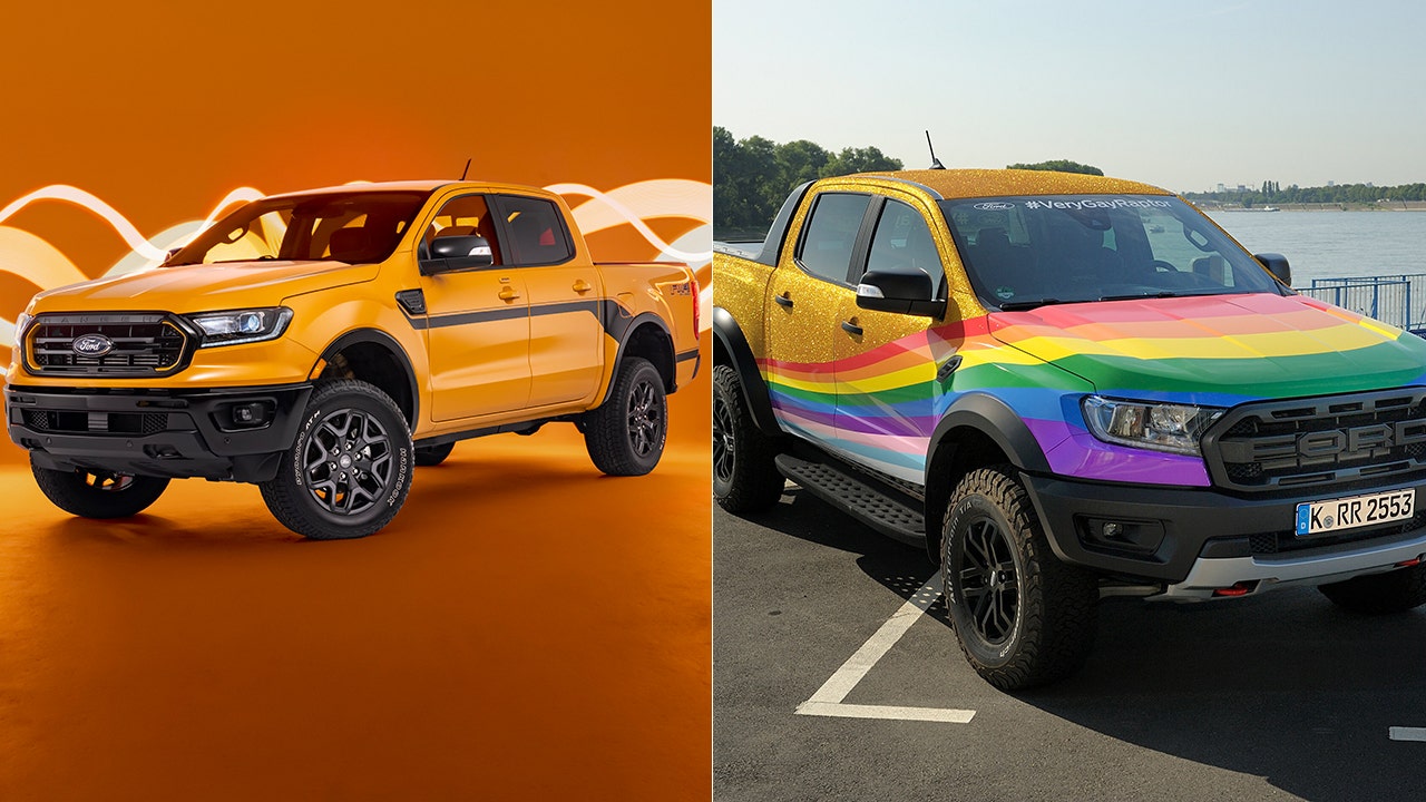 Ford Ranger Splash và #VeryGayRaptor là hai chiếc xe tải đầy màu sắc