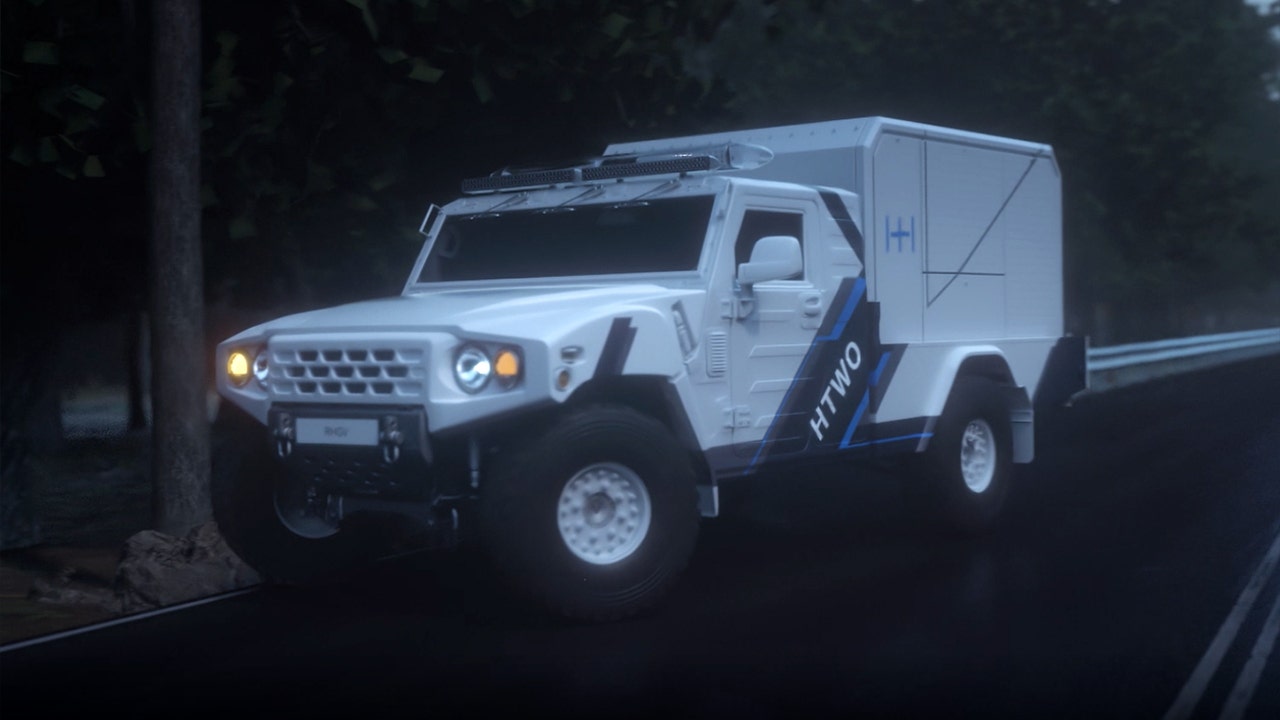 Hyundai developing 4x4 emergency power truck with hydrogen fuel cell generator
