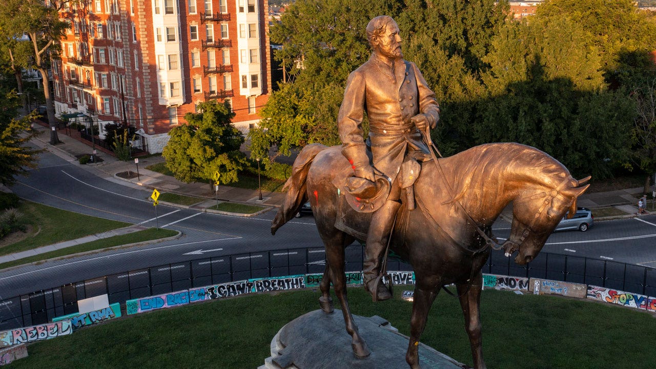 DAVID MARCUS: LA museum’s desecration of Confederate statues is pure barbarism DAVID MARCUS: LA museum’s desecration of Confederate statues is pure barbarism