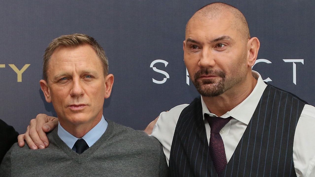 Dave Bautista comparte foto de la nariz rota por Daniel Craig mientras