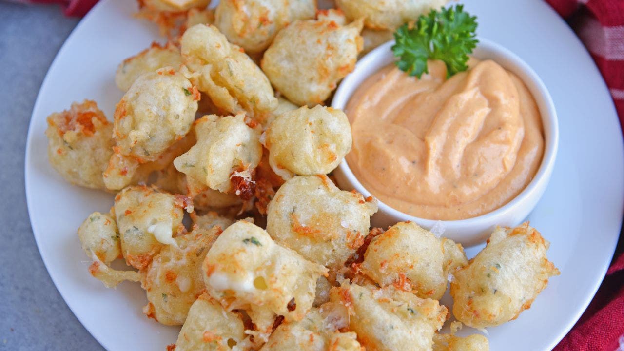Golden brown, beer-battered cheese curds: Try the recipe