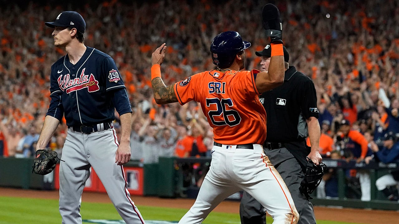 World Series: Atlanta Braves strike first and crush Houston Astros in Game  1