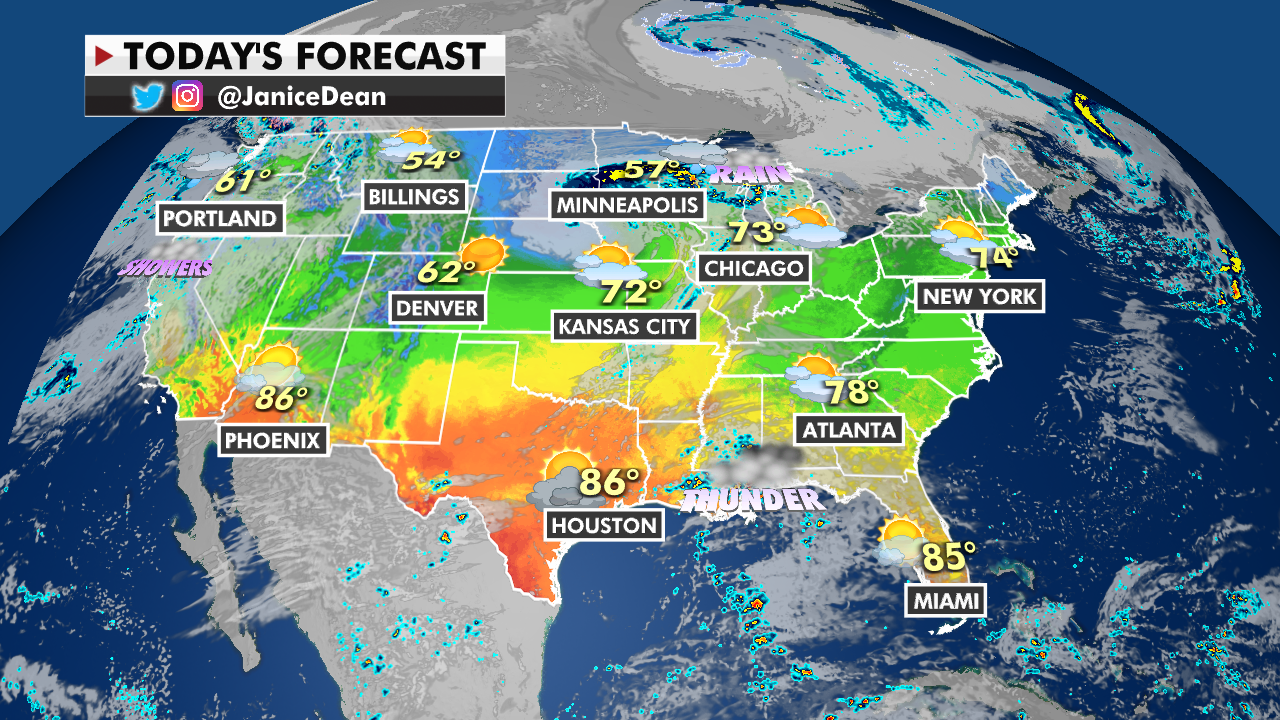 Warmer weather forecast for East as storms to bring moisture to drought ...