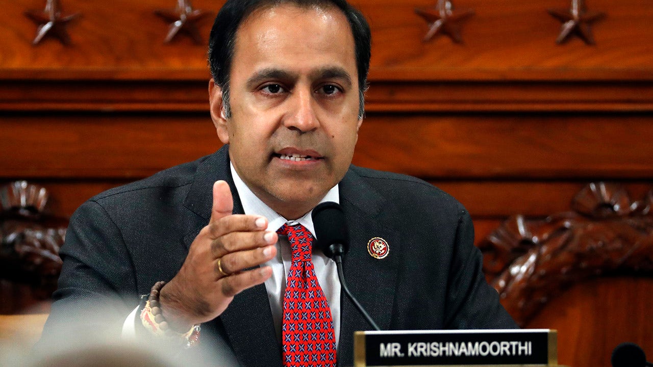 Fallen government. Raja Krishnamoorthi.