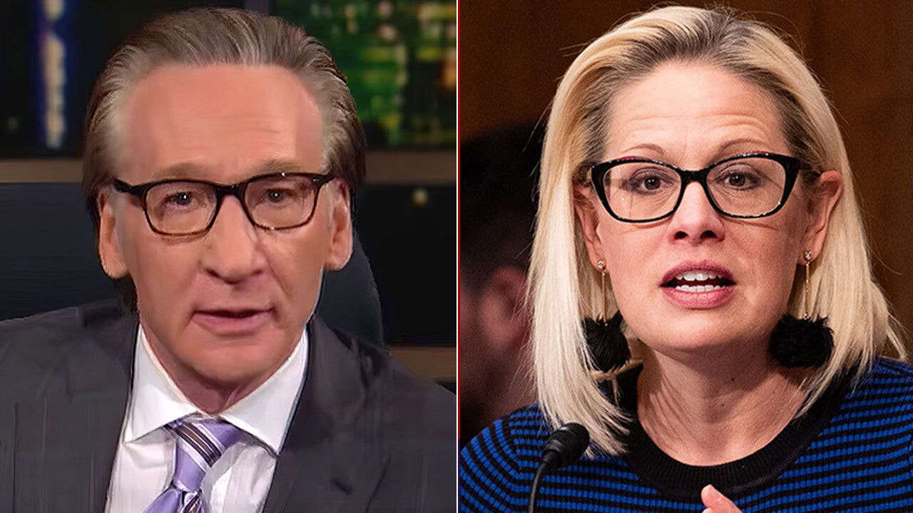 Maher rails against 'outrageous' Sinema harassment, rips far left for demanding 'everything' in spending bills