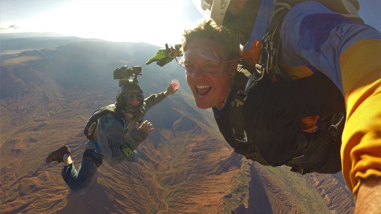 Skydive your way to a stay at this Utah resort
