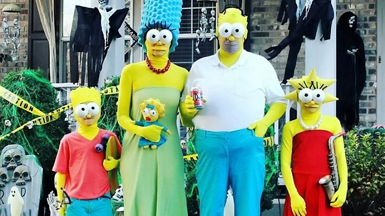 Halloween-obsessed family shows off their elaborate costumes