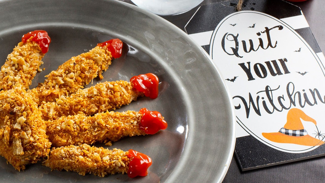 ‘Bloody Witches' Halloween chicken fingers recipe for kids